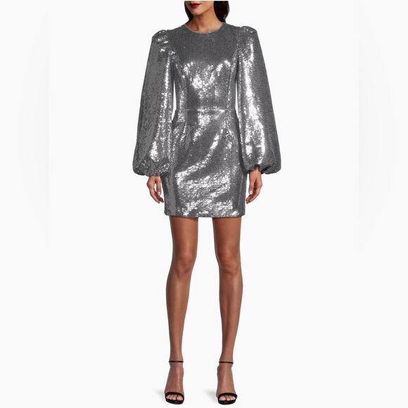 Toccin Dresses & Skirts - Toccin Thais Sequined Backless Sheath Dress size 10